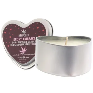 3-In-1 Massage Heart Candle 4oz in Eros's Embrace