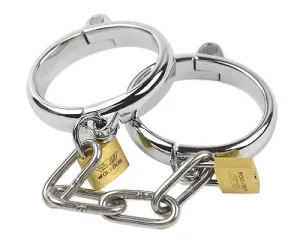 SM Bondage Handcuffs with Locks for Sex Play